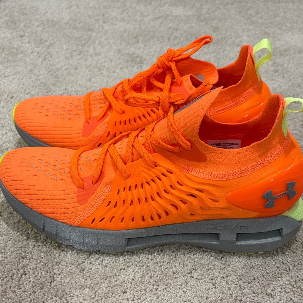 Orange Under Armor HOVR Speedform Athletic Shoes